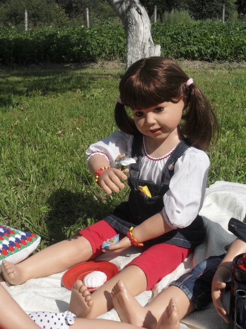 Джинсовое чаепитие.Annecke и Ethan от Monika Levenig и Millie от Monika Peter-Leicht (фото 9)