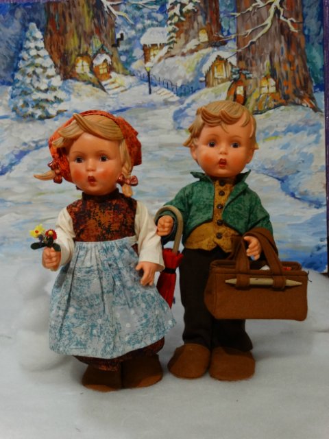 Прогулка зимним вечером. Вихтели Rosemarie Anna Muller