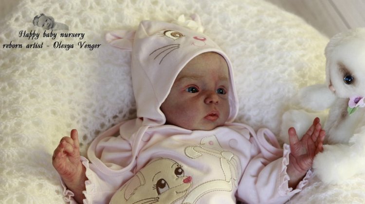 Моя милая златовласка Ева. Кукла реборн Олеси Венгер