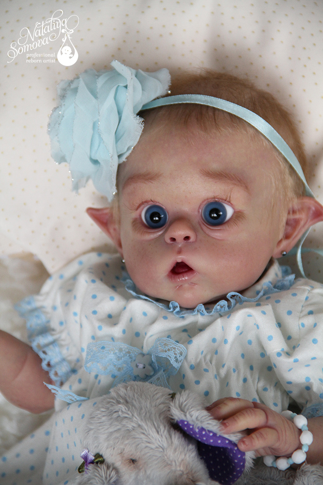 Эльфик Герда. Кукла реборн Наталии Сомовой