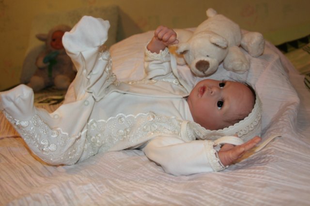 Малышка Джулия из лимитного молда Джульета от Натали Блик. Кукла реборн от Алёны Абахтимовой