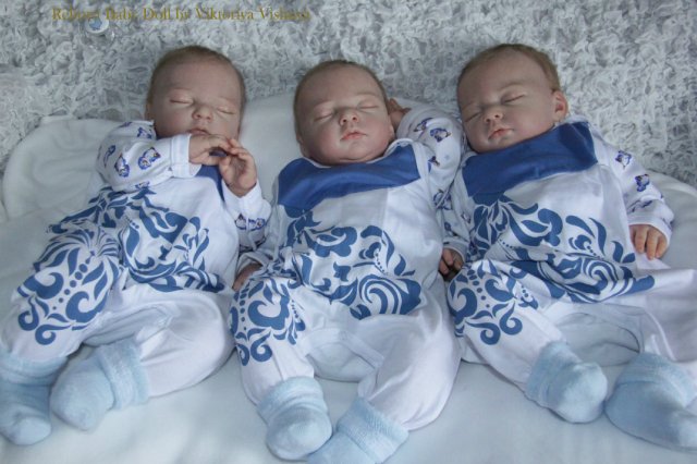 Тройняшки Джошики... Куколки реборн Виктории Вишни