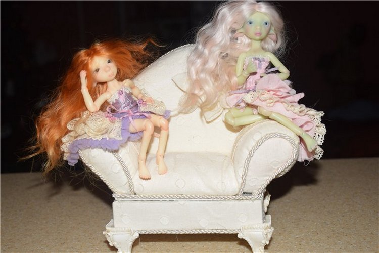 Новые наряды для кукол, мышки и лягушки от Лидии Снуль