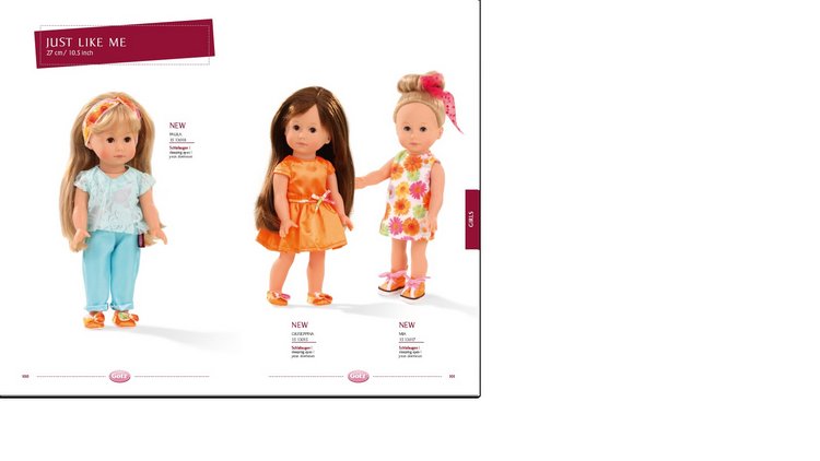 2015 Gotz Catalogue — Куклы Gotz (Готц): Ханна