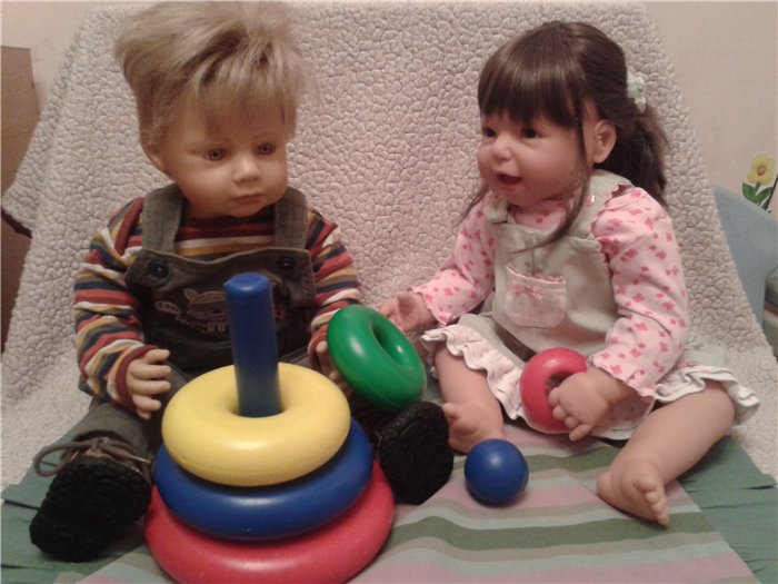 Малышка Ника и Макс - как мы играем. (Lee Middleton, Brigitte Paetsch)