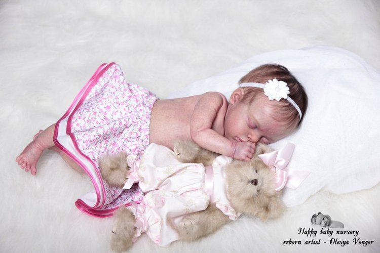 Моя принцесса Крошечка-Кокошечка. Кукла реборн Олеси Венгер