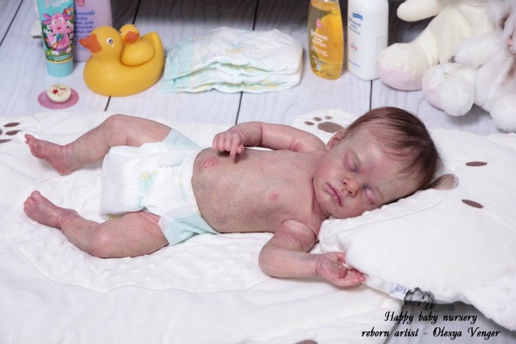 Моя принцесса Крошечка-Кокошечка. Кукла реборн Олеси Венгер