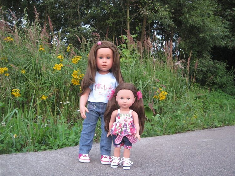 Сестрёнки. Куклы Готц Алиса и Оленька