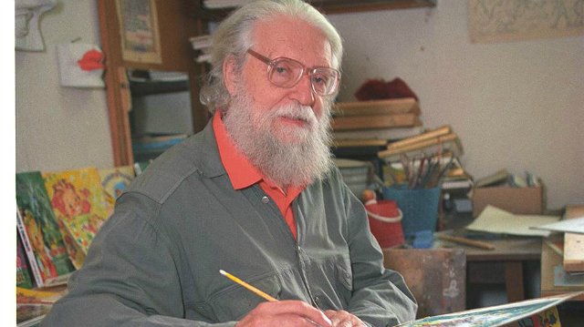 Скажите, как его зовут или Главный иллюстратор изумрудного города. Карабас-пати ко дню рождения Леонида Владимирского