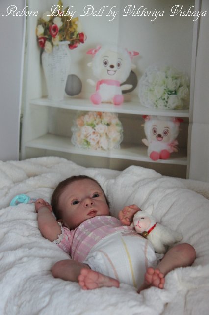Аделиночка 2... Куколка реборн Виктории Вишни (фото 2)