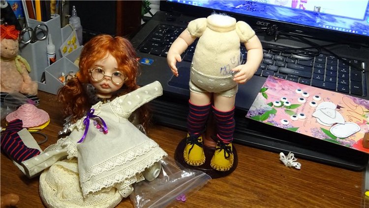 Альма и Русские Сказки. Авторская кукла Кондашовой Ирины