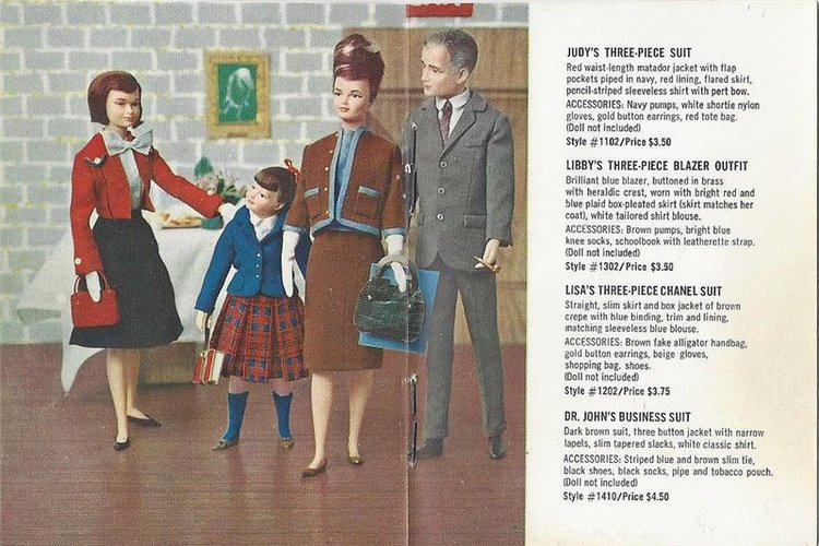 Куклосемья из 60х. Littlechap от фирмы Remco