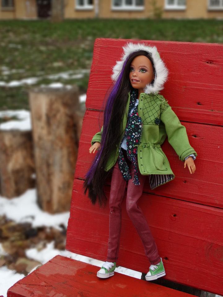 Первый снег | Бэйбики Первый снег — ООАК и кастом Барби (Barbie): репейнт