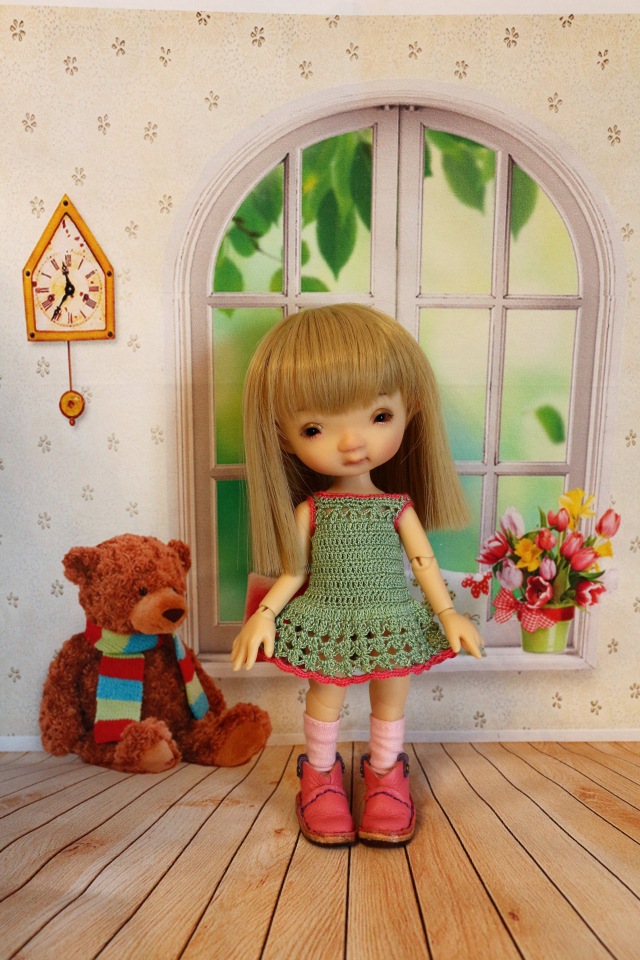 Долгожданная Дрюшечка или первый опыт фотографирования с фоном