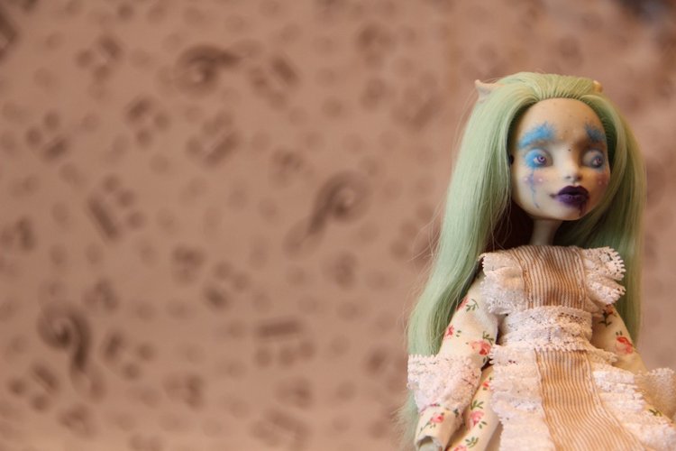 Увядающий цветок... ООАК Monster High (фото 4)