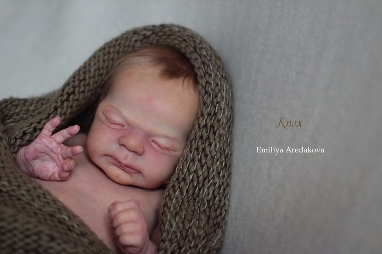 Мой реалистичный малыш реборн из молда Knox. Кукла Эмилии Аредаковой