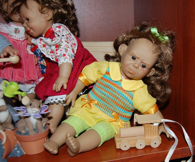 Куклы на полочке — Характерные испанские куклы: пупсы с мимикой (фото 9)