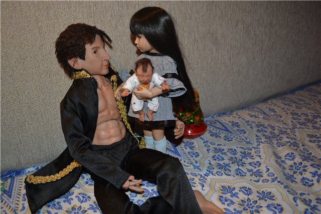 Как Татьяна и Ева примеряют новые платья. Iplehouse BJD Elin (фото 9)