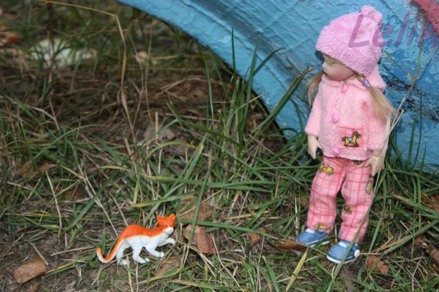 Прогулка с кнопочкой. Теплая одежда для моей куколки