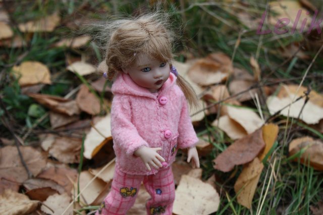 Прогулка с кнопочкой. Теплая одежда для моей куколки