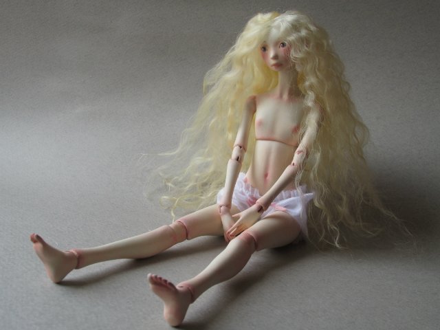 Малышка Хагу и ее сестренки. Шарнирные авторские куклы (фото 7)