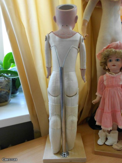 Антикварная кукла коробочного хранения. Или как должно БЫТЬ (фото 4)