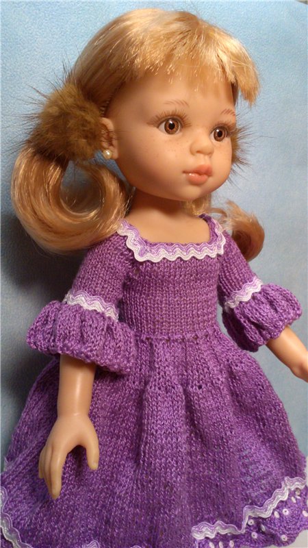 Сиреневое платье для паолочки (фото 5)