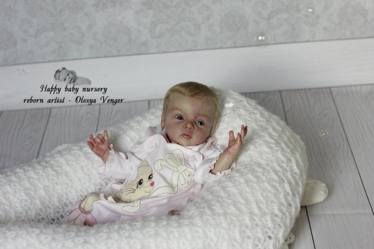 Моя милая златовласка Ева. Кукла реборн Олеси Венгер