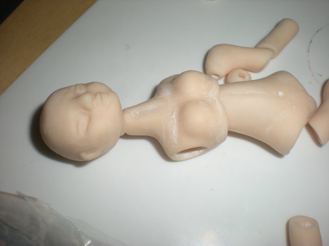 Очередная "моя первая шарнирная кукла" (фото 4)