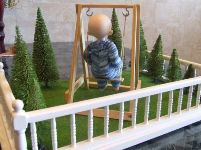 Качели для малышей БЖД — Мебель для кукол и домиков: фото (фото 8)