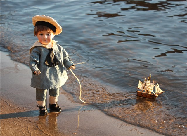 Еще один "мальчуковый" топик. Морячок Armand Marseille 390 9"