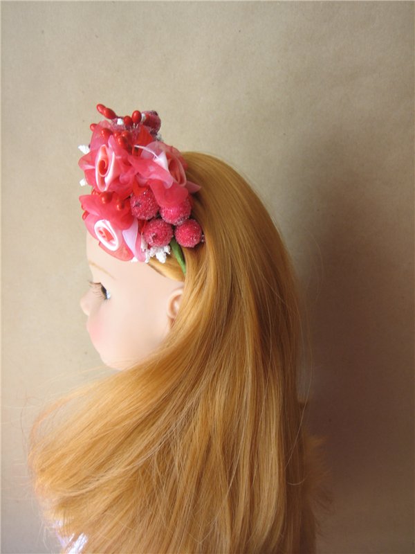 Наряд №2... вишневый) — Одежда и обувь для кукол своими руками: фото (фото 7)