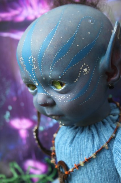 Аватарёнок Вишно (защитник) - кукла от Элины Кудрявцевой