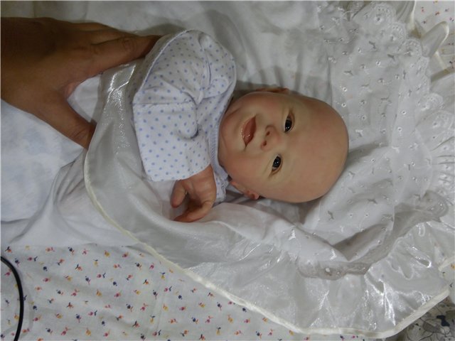 Томми улыбашка реборн. Второй подходик к этому замечательному молдику