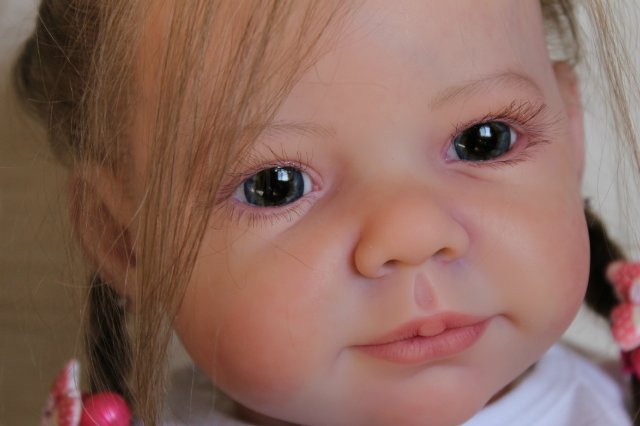 Моя милая Мариночка! Малышка реборн из молда Camille