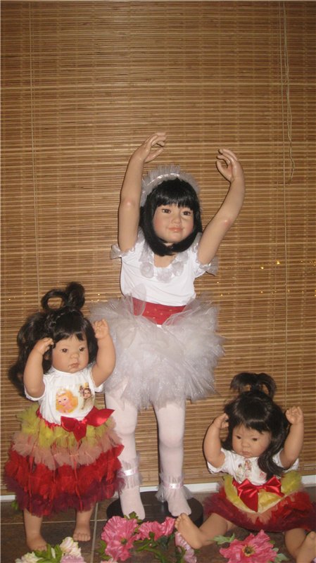 Головокружительные, обворожительные балеринки-лебеди! Адриана от Susan Lippl и две ее сестренки от Lee Middleton! Часть