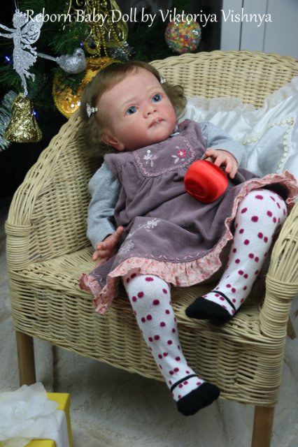 Настенька из сказки Морозко! Куколка реборн Виктории Вишни