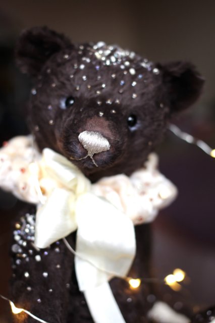 Мишки тедди День и Ночь. Авторские игрушки Татьяны Матляк