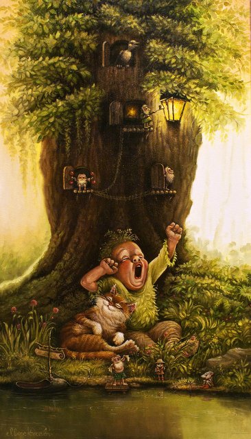 Сказочки кота Кузьмы... художник Александр Маскаев