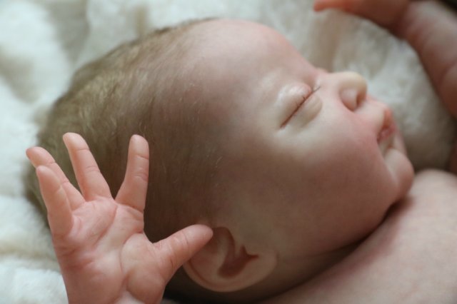 Спящая малышка Рози 2. Куколка реборн Виктории Вишни