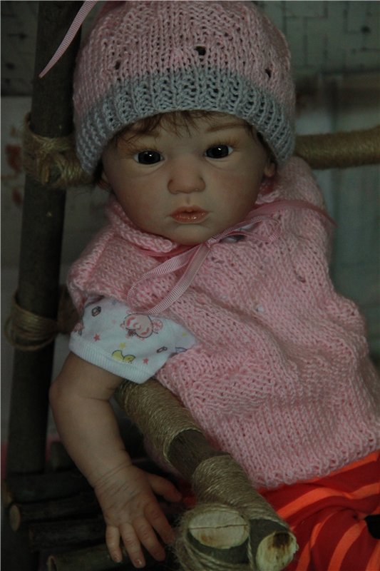 Малышка Карина. Куколка из молда Maike от Gudrun Legler