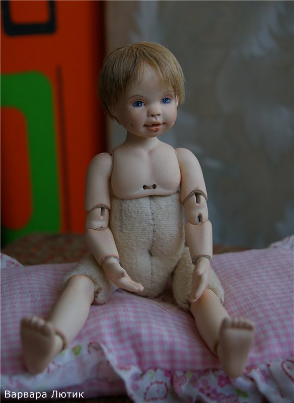 Делала девочку, а вышел не запланированный мальчишка. Шарнирная кукла