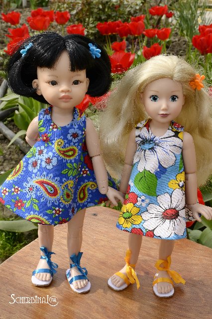 Весна? Или уже лето? Двусторонние сарафаны для паолок (фото 8)