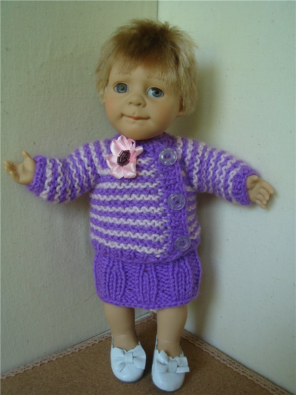 Моя маленькая характерная девочка Berenguer - Гелечка (фото 4)