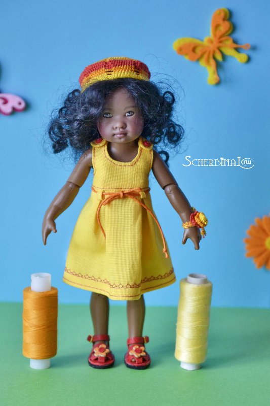 Летняя коллекция платьев для маленьких кукол