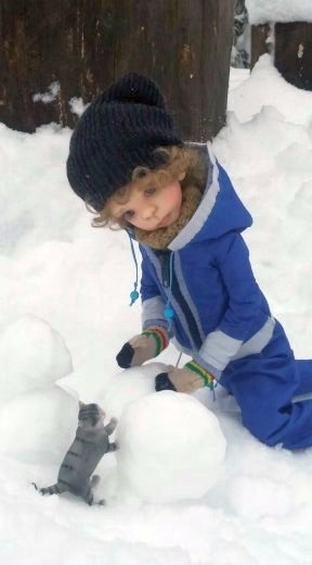 Прогулка в заснеженный лес с Морисом (фото 9)