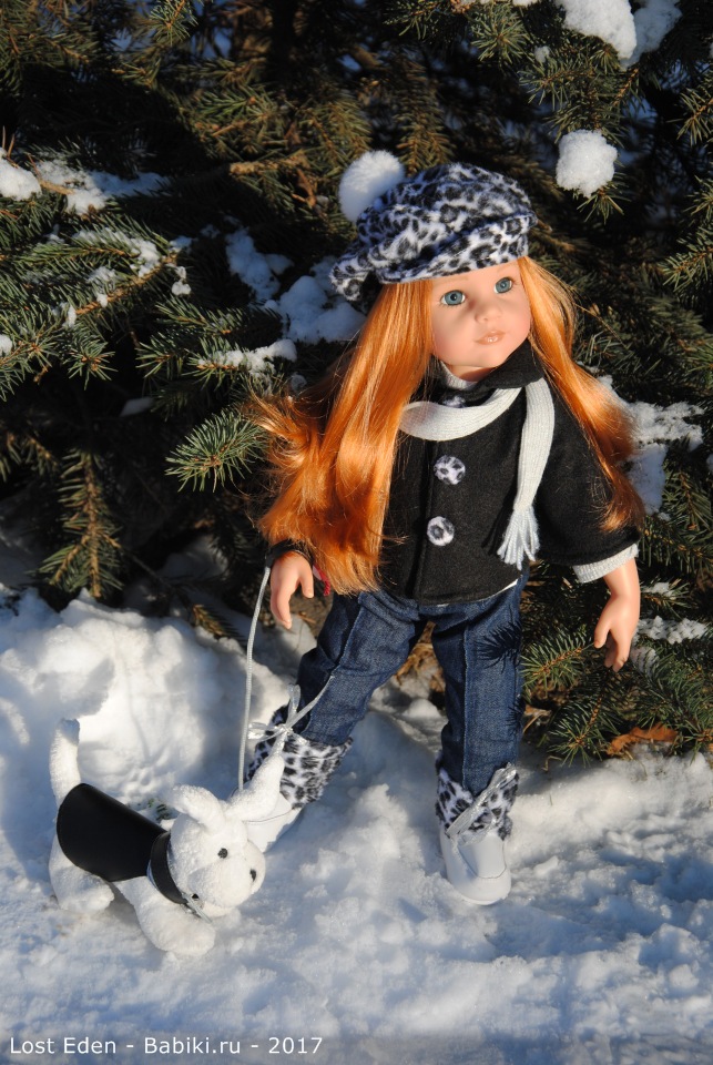 Самая красивая Рыжая. Сара с собачкой 2009 г от Gotz (фото 7)