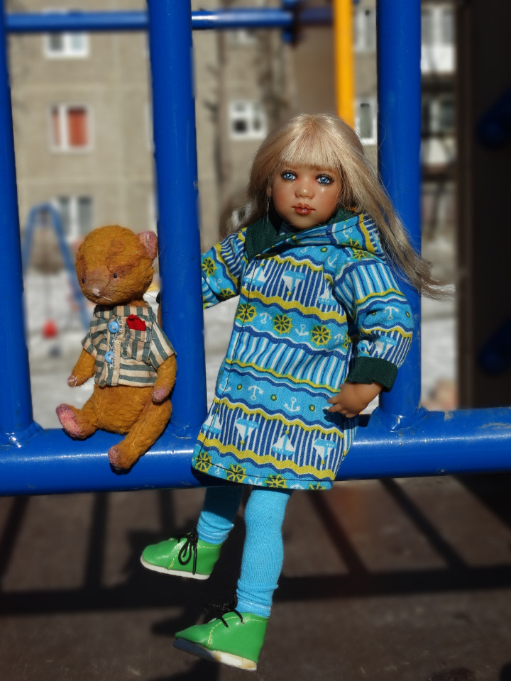 Весенняя прогулка — Куклы Annette Himstedt (Аннетт Химстедт): коллекционные