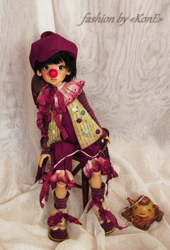 Здравствуй, клоун — Куклы Kaye Wiggs (Кайе Виггс): авторские BJD (БЖД) (фото 2)