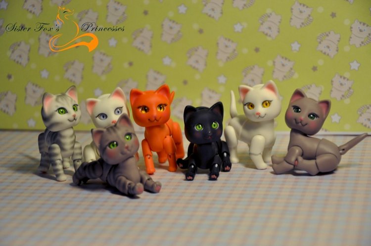 Миниатюрные котята в новых цветах от SisterFox